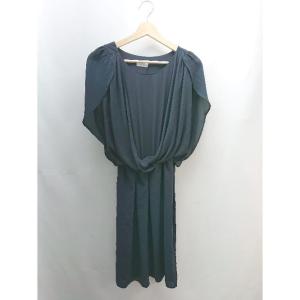 ◇ Pearls パールズ シンプル フォーマル マタニティドレス 妊婦 ロング ワンピース 表記なし ネイビー レディース E