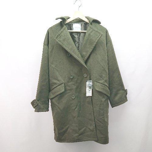 ■ ◎ ●未使用● SEVENDAYS=SUNDAY 無地 冬物 綺麗め 長袖 コート サイズM カ...