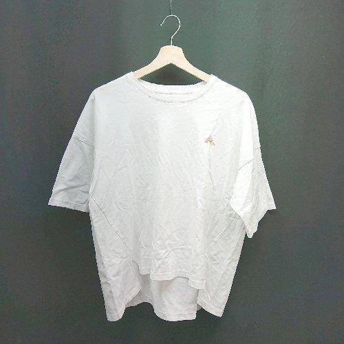 ◇ KELTY クルーネック ロゴワンポイント サイドスリット 半袖 Tシャツ 表記なし ホワイト ...