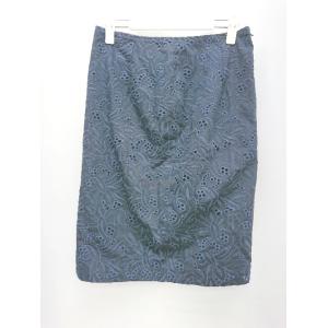 ◇ ◎ ●未使用● NATURAL BEAUTY BASIC 大人女子 刺繍 膝丈 タイト ナロー ...