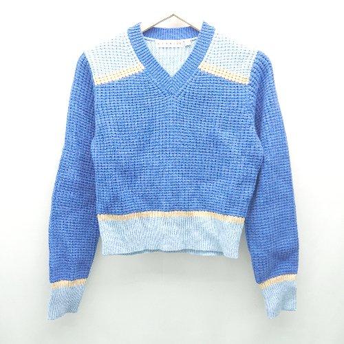 ◇ UNIQLO ユニクロ MARNIコラボ Vネック シンプル アクリル混合生地 長袖 ニット サ...