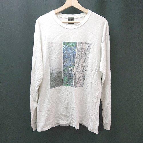 ◇ WIND AND SEA×AMERI コラボ クルーネック 薄手 プリント シンプル 長袖 カッ...