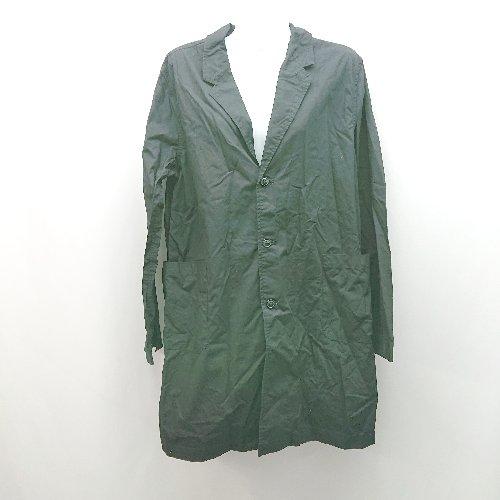 ◇ BROWNY VINTAGE フロントボタン バックスリット ロング丈 長袖 ジャケット サイズ...