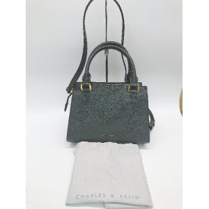 ◇ ◎ CHARLES &amp; KEITH チャールズ＆キース ロゴ 上品 2way ショルダー ハンド...