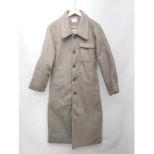 ◇ ◎ emi+ エミプラス ステンカラー シンプル 通勤 OL ロング 長袖 コート サイズM グ...