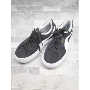 ◇ PUMA SUEDE MAYU 380686-02 スニーカー サイズ22.5cm ブラック レ...