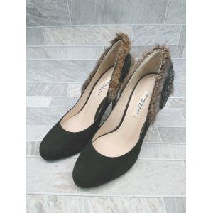 ◇ VII XII XXX セヴントゥエルヴサーティ ファー 装飾ビジュー ヒール パンプス サイズ...