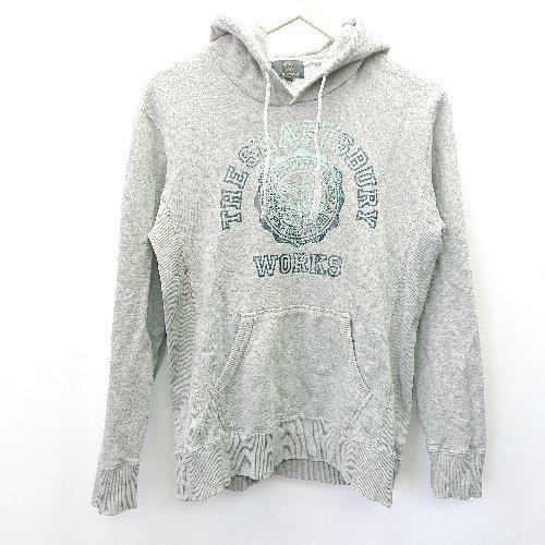 ◇ R.NEWBOLD アールニューボールド コットン100％ 英字ロゴあり 長袖 パーカー サイズ...