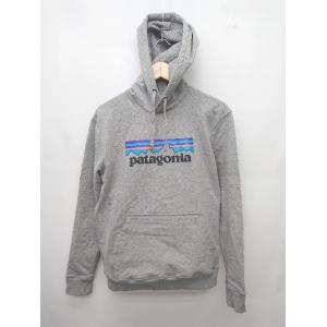 ◇ patagonia STY39539FA19 ロゴプリント 長袖 パーカー サイズS グレー マ...