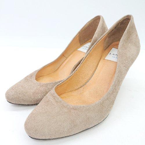 ◇ LANVIN en Bleu ランバンオンブルー プレーントゥ シンプル 綺麗め パンプス サイ...