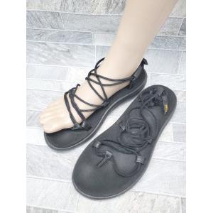 ◇ Teva テバ サンダル サイズW7 ブラック レディース P