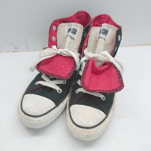 ◇ CONVERSE コンバース スニーカー サイズ24.5 ブラック レディース E