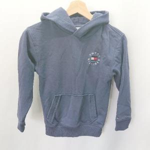◇ TOMMY HILFIGER トミーヒルフィガー キッズ 長袖 パーカー サイズ128 ネイビー系 メンズ E