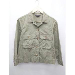 ◇ FRAMeWORK フレームワーク ミリタリー系 長袖 シャツ ジャケット カーキ レディース ...