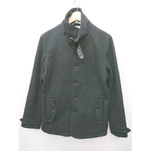 ◇ JUNRed ジュンレッド シンプル ウール混 ショート丈 長袖 コート ジャケット サイズ1 ...