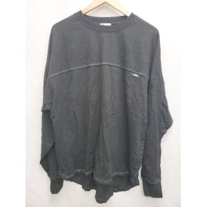 ◇ JaVa ジャバ ゆったり アメカジ 長袖 Tシャツ カットソー サイズXL ブラック レディー...