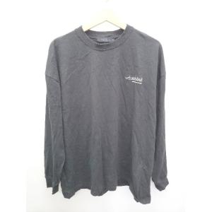◇ RAGEBLUE レイジブルー 長袖 Tシャツ カットソー サイズM ブラック メンズ P