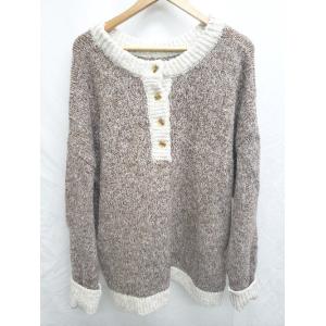 ◇ JaVa × classicalelf ハーフボタン 2way 長袖 ニット セーター サイズX...