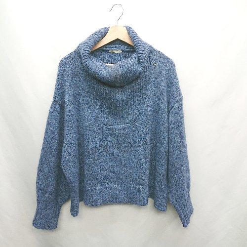 ◇ Java ジャバ 長袖 ニット サイズM ブルー系 メンズ E