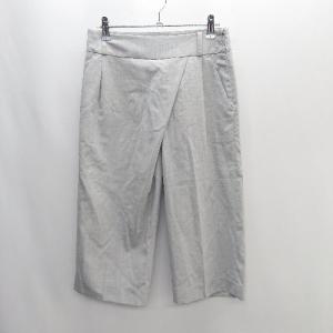 ◇ Spick & Span スピック＆スパン シンプル カジュアル 薄手 ハーフ パンツ サイズ36 グレー レディース E