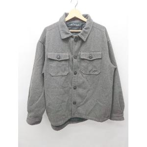 ◇ KAPPA カッパ 長袖 CPOジャケット サイズL チャコールグレー系 メンズ P