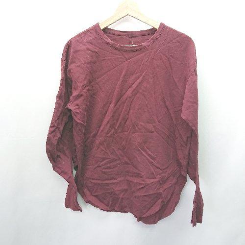 ◇ MAISON SPECIAL 長袖 ロンＴ サイズM ブラウン系 レディース E