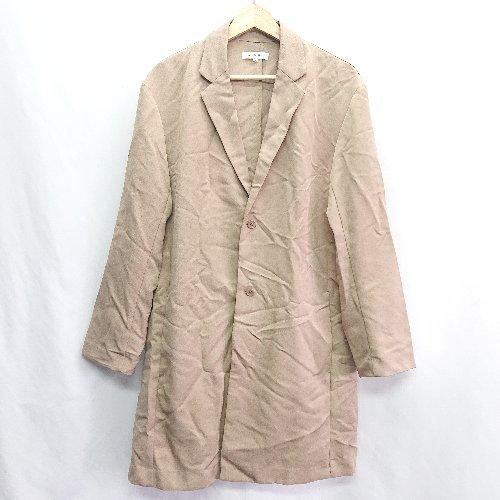 ◇ DCOLLECTION 長袖 コート サイズM ベージュ メンズ E