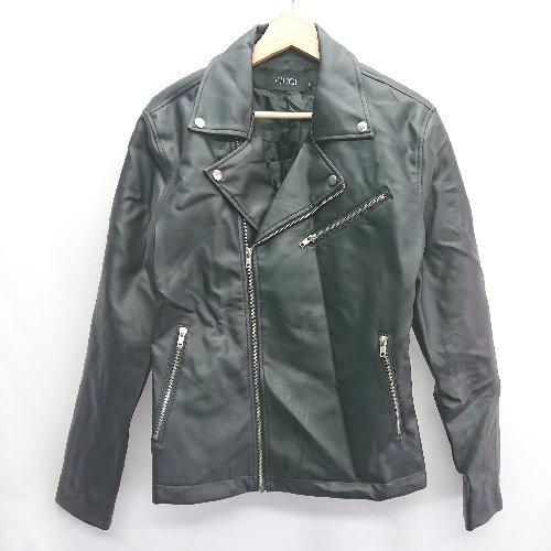 ◇ vicci　ビッチ 長袖 ライダースジャケット サイズ44 ブラック系 メンズ E