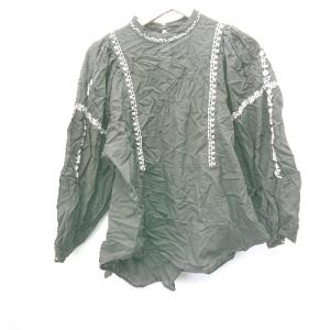 ◇ AMERICAN HOLIC アメリカン ホリック 長袖 チュニック サイズM ブラック レディース E