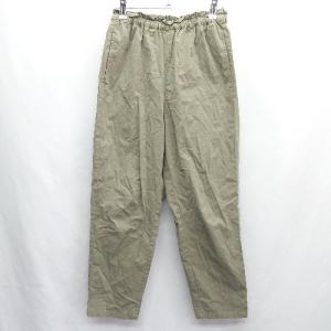 ◇ AMERICAN HOLIC アメリカン ホリック ウエストゴム ストレートパンツ サイズＭ カーキ レディース E