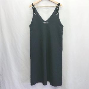 ◇ BREEZE CROSS CLOSET マタニティ マキシ丈 キャミソールワンピース サイズＭ ブラック レディース E