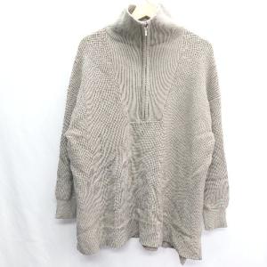 ◇ AMERICAN HOLIC アメリカン ホリック タートルネック 長袖 ニット サイズＬ ブラウン レディース E