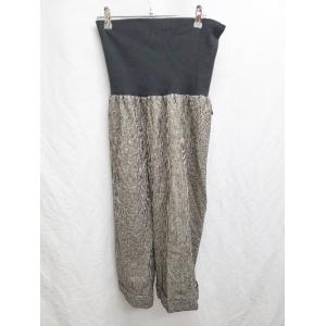 ◇ COMME CA DU MODE コムサデモード マタニティ パンツ サイズM ブラック ベージュ レディース P