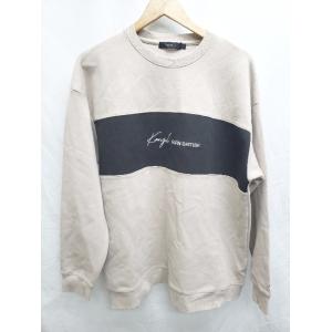 ◇ RAGEBLUE レイジブルー × KANGOL カンゴール 長袖 トレーナー サイズL ベージ...