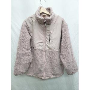 ◇ niko and … ニコアンド ボア　フリース くすみカラー 長袖 ジャケット サイズL ピンク レディース P