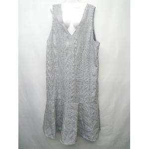 ◇ RagOut ラグアウト チェック ロング丈 ジャンパースカート サイズ3L グレー レディース...