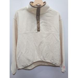 ◇ ⊇ JaVa ジャバ バイカラー 長袖 トレーナー カットソー サイズS アイボリー レディース...