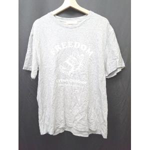 ◇ ⊂ tolene トレネ プリント 半袖 Tシャツ カットソー サイズ3XL グレー系 レディー...