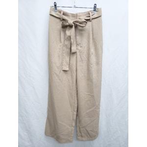 ◇ ◎ Discoat ディスコート ワイド パンツ サイズM ベージュ レディース P