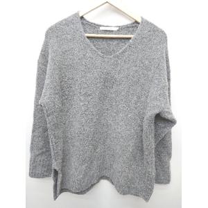 ◇ AMERICAN HOLIC アメリカンホリック Vネック 長袖 ニット セーター サイズL グ...