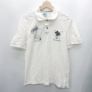 ◇ kissmarkGOLF キスマークマークゴルフ ゴルフウェア 半袖 ポロシャツ サイズM ホワイト系 レディース E