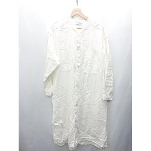 ◇ SIMPLICITE　シンプリシテ コットン系　リネン使用 長袖 マキシ ワンピース サイズM ...