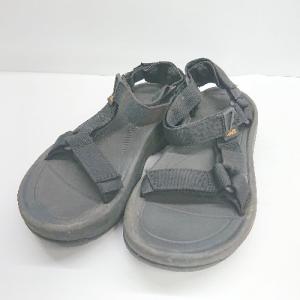 ◇ Teva テバ マジックテープ式 サンダル サイズ22 ブラック レディース E