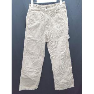 ◇ Θ JaVa ジャバ デニム パンツ サイズM ベージュ系 レディース P