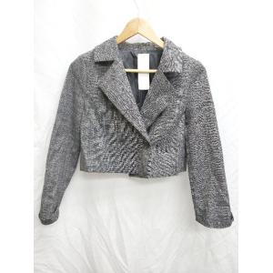 ◇ ◎ ●未使用● Θ ZOCIYA チェック 長袖 ジャケット サイズS ブラック マルチ レディ...