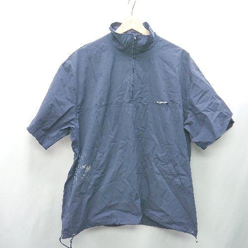 ◇ ⊂ BELLKEN IDEA フロントブランドタグ 半袖 ナイロンカットソー サイズM ネイビー...