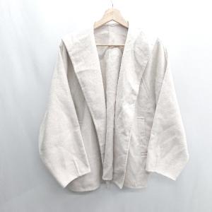 ◇ ⊇ Natural Beauty Basic ウール混合 長袖 ガウンコート サイズS ベージュ レディース E