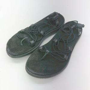 ◇ ⊂ TEVA ブランドタグ付き サンダル サイズ7 ブラック メンズ E