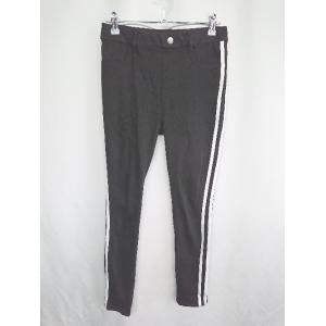 ◇ Θ RAG MACHINE ライン入り ウエストゴム スキニーパンツ サイズM ブラック ホワイ...