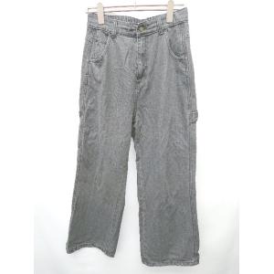 ◇ Θ JaVa ジャバ メンズライク デニム ワイド ペインター パンツ サイズXL グレー系 レ...